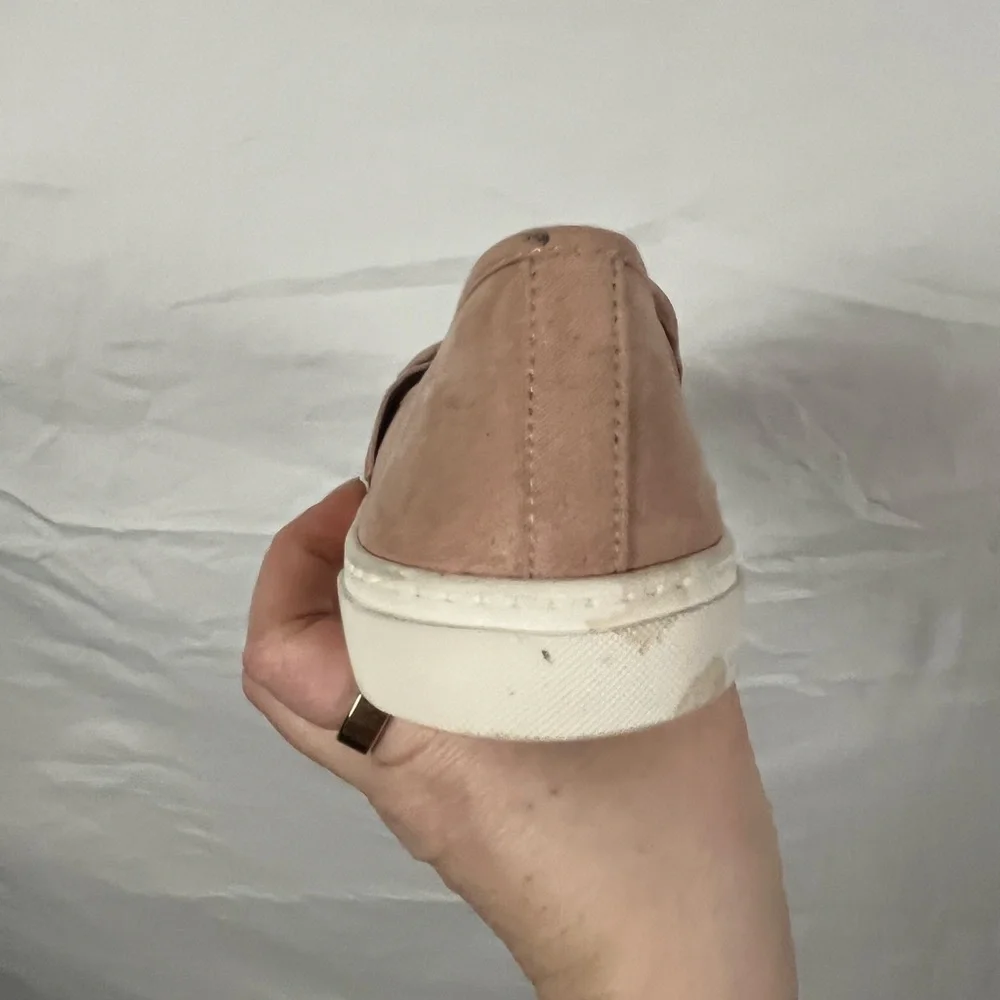 Dolce Vita‎ Women’s Pink Suede Slip On Comfort Casual Sneakers- Size 7.5